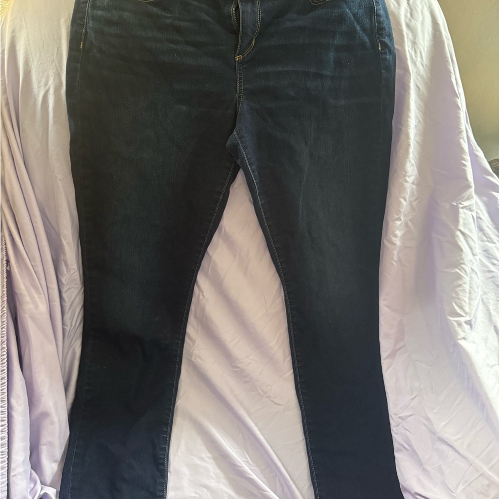 Sonoma Women's Deep Indigo Skinny Jeans